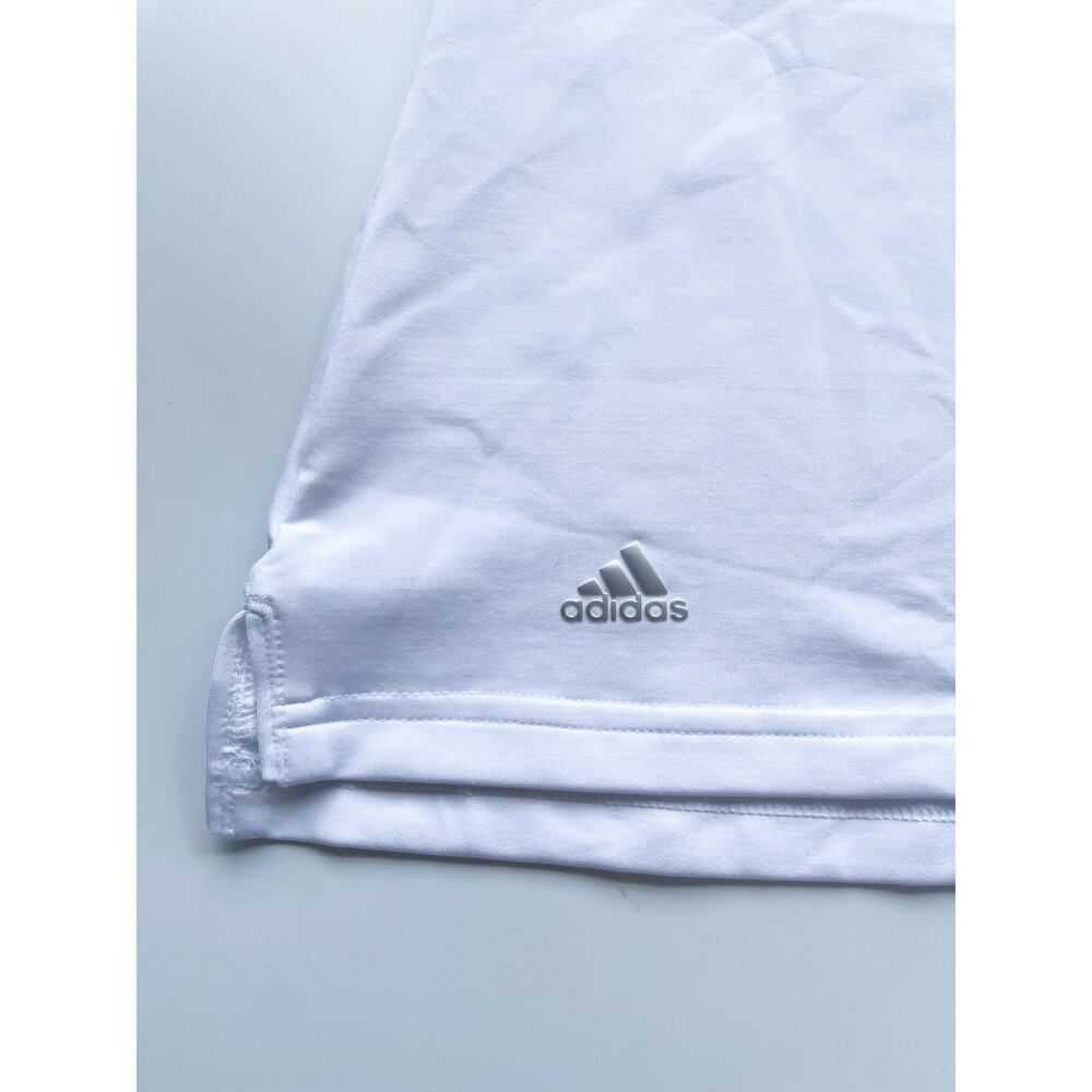 Women's Adidas Golf White Sleeveless Polo Shirt Size Large - Picture 3 of 8